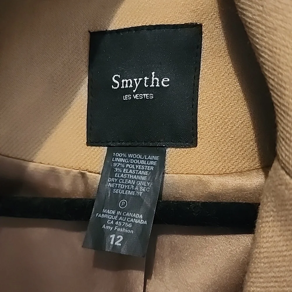 Smythe Reefer wool coat in "camel" color - Picture 5 of 5